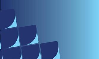 Geometric Abstract Blue Cube Pattern with Gradient Background vector