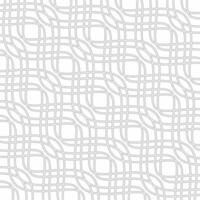 Seamless pattern consisting of overlapping white and gray curved lines on a white background. Suitable for decoration, textiles, prints, wallpapers, backgrounds, etc. vector