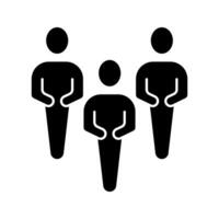 community concept line icon. Simple element illustration. community concept outline symbol design. vector