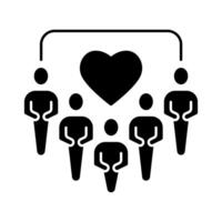 relationship concept line icon. Simple element illustration. relationship concept outline symbol design. vector