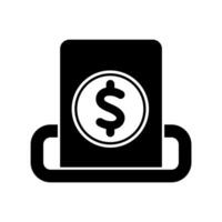deposit concept line icon. Simple element illustration. deposit outline symbol design. vector