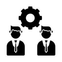 collaboration concept line icon. Simple element illustration. collaboration concept outline symbol design. vector