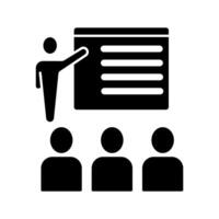seminar concept line icon. Simple element illustration. seminar concept outline symbol design. vector