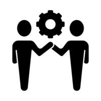 team concept line icon. Simple element illustration. team concept outline symbol design. vector