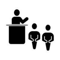 queue concept line icon. Simple element illustration. queue concept outline symbol design. vector
