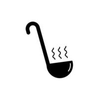 ladle concept line icon. Simple element illustration. ladle concept outline symbol design. vector