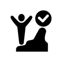achieve concept line icon. Simple element illustration. achieve concept outline symbol design. vector