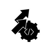 deveploment concept line icon. Simple element illustration. deveploment concept outline symbol design. vector