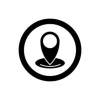 map pin concept line icon. Simple element illustration. map pin concept outline symbol design. vector