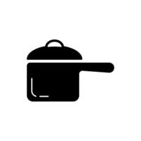 saucepan concept line icon. Simple element illustration. saucepan concept outline symbol design. vector