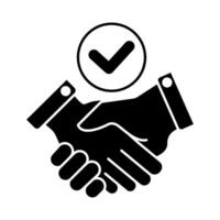 agreement concept line icon. Simple element illustration. agreement concept outline symbol design. vector