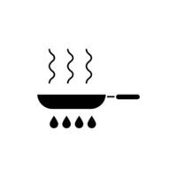 frying pan concept line icon. Simple element illustration. frying pan concept outline symbol design. vector