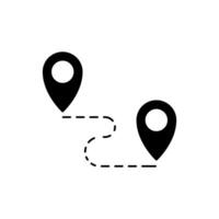 road map concept line icon. Simple element illustration. road map concept outline symbol design. vector