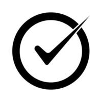 tick concept line icon. Simple element illustration. tick concept outline symbol design. vector