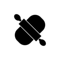 rolling pin concept line icon. Simple element illustration. rolling pin concept outline symbol design. vector