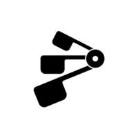 measuring spoon concept line icon. Simple element illustration. measuring spoon concept outline symbol design. vector