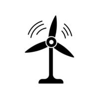 wind power concept line icon. Simple element illustration. wind power concept outline symbol design. vector