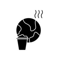 pollution concept line icon. Simple element illustration. pollution concept outline symbol design. vector
