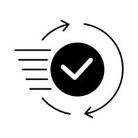 done concept line icon. Simple element illustration. done concept outline symbol design. vector
