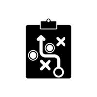 strategy concept line icon. Simple element illustration. strategy concept outline symbol design. vector