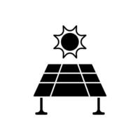solar panel concept line icon. Simple element illustration. solar panel concept outline symbol design. vector