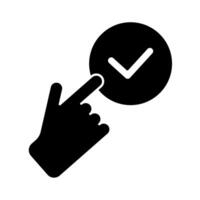 selected concept line icon. Simple element illustration. selected concept outline symbol design. vector