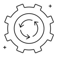 Reverse Engineering Process Icon Design, technology, system breakdown, technical analysis, product disassembly vector