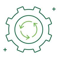 Technical Reverse Engineering Icon Design, product breakdown, software tools, data extraction, tech analysis, process icons vector