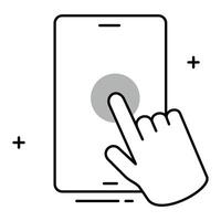 Mobile User Experience Icons Set, mobile apps, user interface, app navigation, mobile design, vector