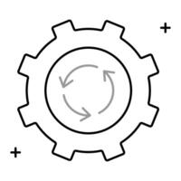 Disassembly and Reverse Engineering Icon Design, technology, engineering icons, code breakdown, tech systems, product innovation vector