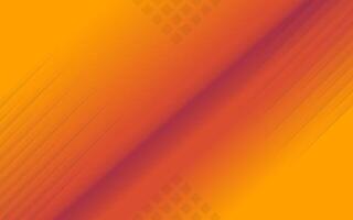 Orange Background with diagonal gradient lines vector