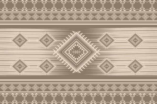 Yellow Tribal vintage ikat abstract geometric Ethnic pattern.