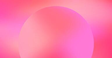 Gradient pink background with circle shape. Template backdrop design. Mesh gradient wallpaper vector