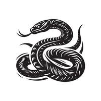 Coiling Serpent, Swift and Deadly vector