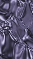 Abstract metallic liquid background with moving waves. Design. Moving waves on surface of 3d metallic liquid. Seething ripples on surface of metallic liquid video