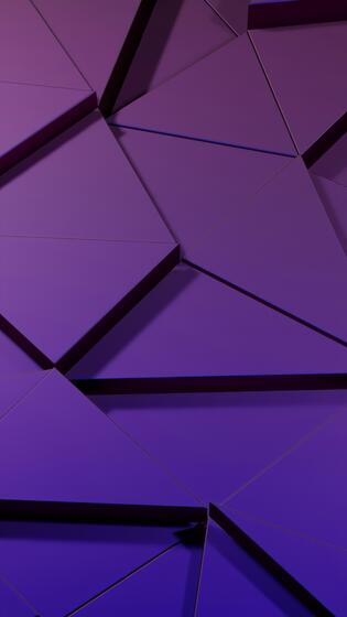 Purple triangular constructor. Design. Triangles made in computer ...