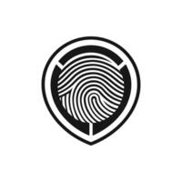Fingerprint Verification, Biometric Identity Secured vector