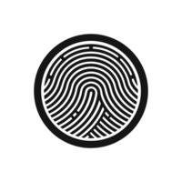 Fingerprint Technology, Securing Your Future vector
