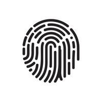 Biometric Security, Fingerprint Access Granted vector