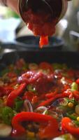 This Delightful and Colorful Vegetable Dish is Enhanced with a Delicious Drizzle of Sauce video