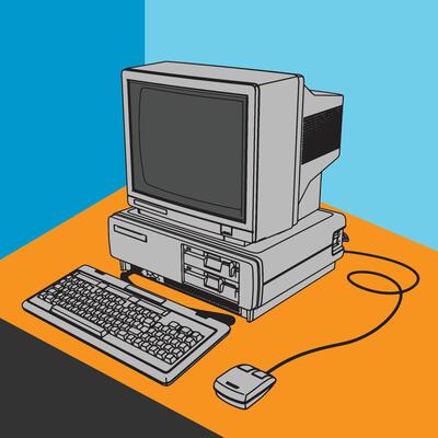 Old Computer illustration