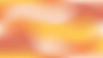 Autumn orange and yellow Gradient Blurred Background. Abstract bright empty banner for sale, advertising and presentation. Minimalist wavy wall with copy space vector