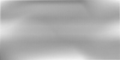 Ribbed Glass texture gray background. Transparent overlay effect for wavy clear plastic texture. Rectangular empty banner of abstract corrugated striped frosted plexiglass or acrylic fluted panel vector