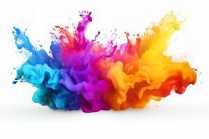 A beautiful explosion of color. The perfect backdrop for any project. photo