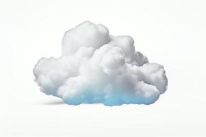 Clouds captured as a single object in DiCut style, showcased against a white background, with all watermarks, logos, letters, and shadows removed for clarity photo