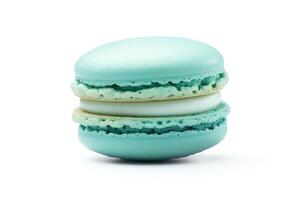 Macaron captured as a single object in DiCut style, showcased against a white background, with all watermarks, logos, letters, and shadows removed for clarity photo