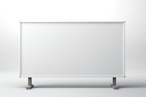 Create a photorealistic render of a blank billboard photo
