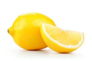 A lemon is a citrus fruit, which is a type of fruit that is sour and juicy photo