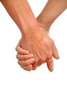 Hands of two generations photo