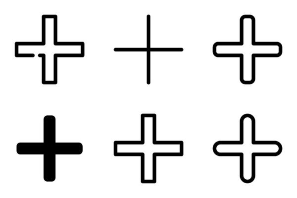 plus, positive icon symbol template collection